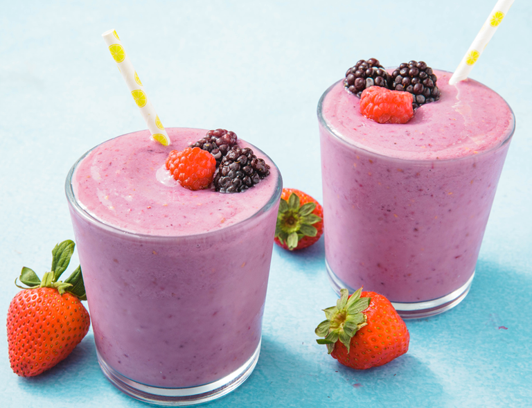 Triple Berry Smoothies