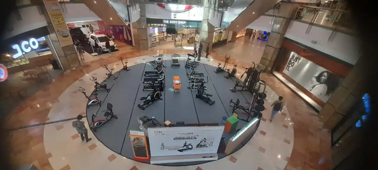 Pameran Fitness Expo di Mall SKA Pekanbaru