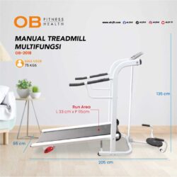 Manual Treadmill Multifungsi OB-2018