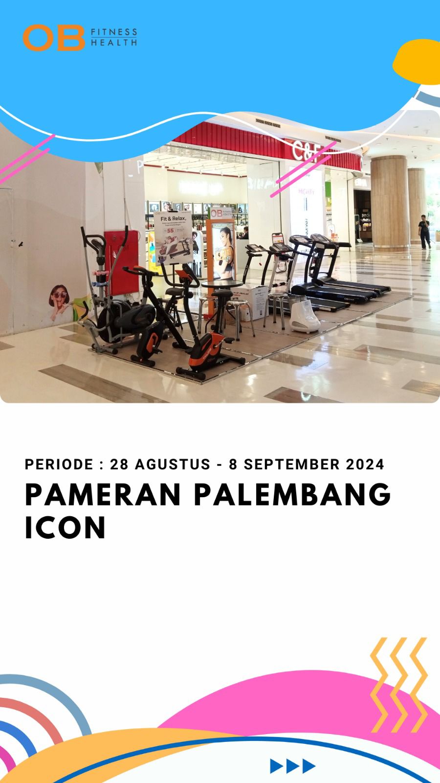 Pameran Alat Fitness di Palembang Icon